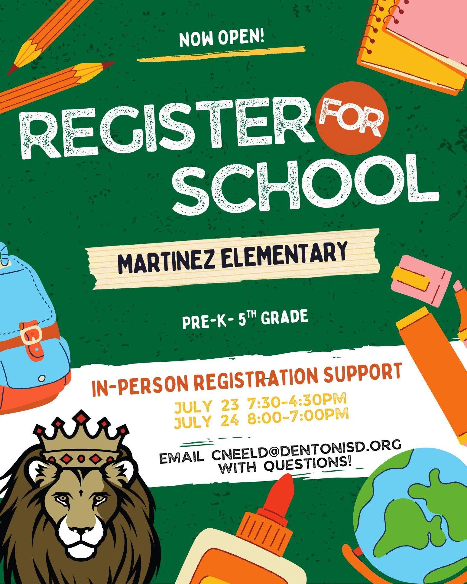 Register for School