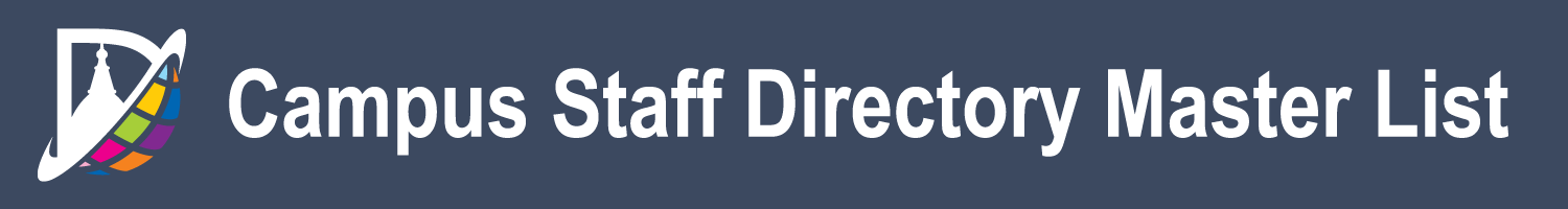 Campus Staff Directory Master List 