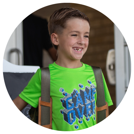 boy smiling