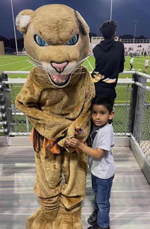 The kids loved the Mascot