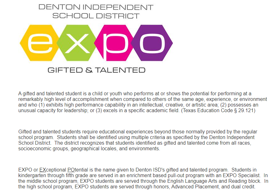 Denton ISD EXPO
