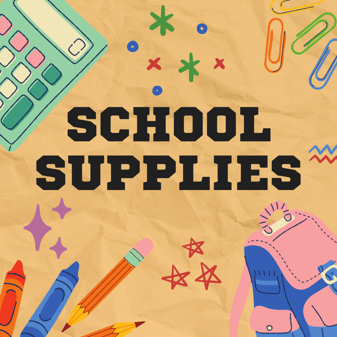  school supplies