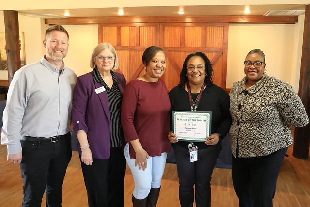  Congratulations to Ms. Petit – DATCU Teacher of the Month!