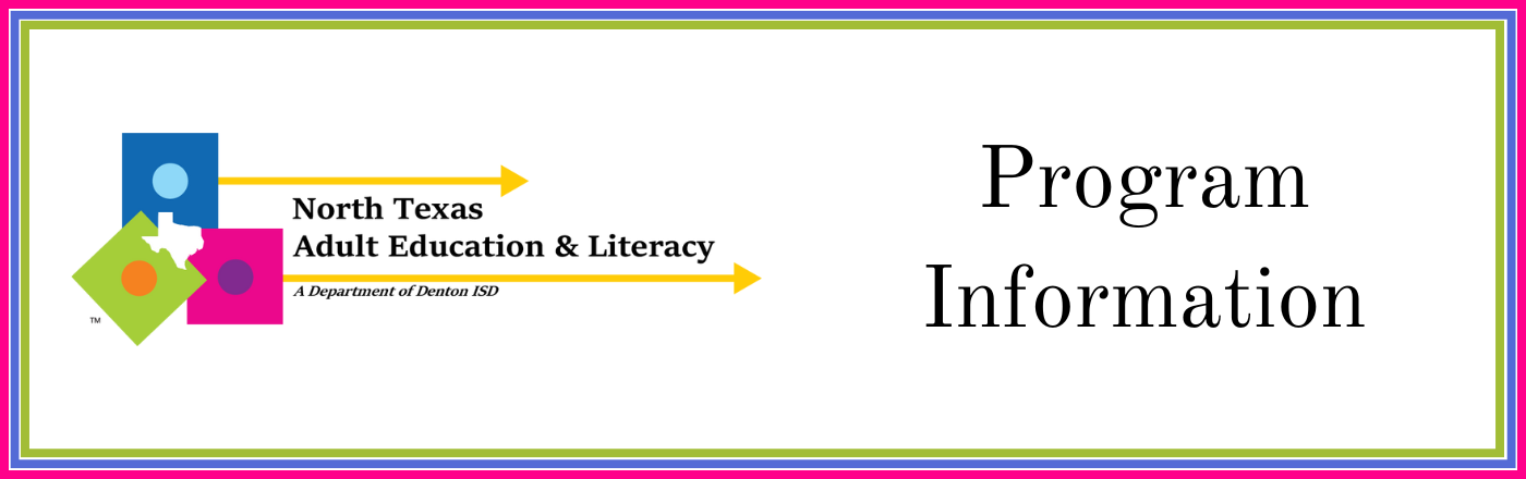 Program Information banner