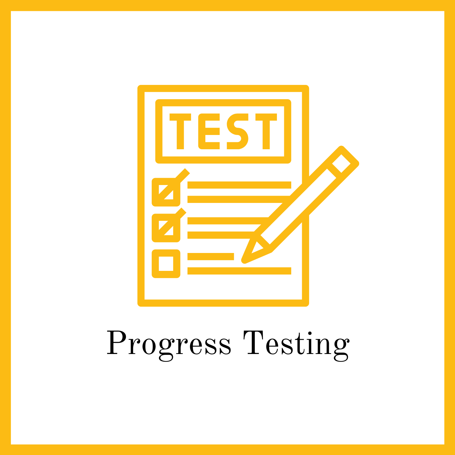 Progress Testing