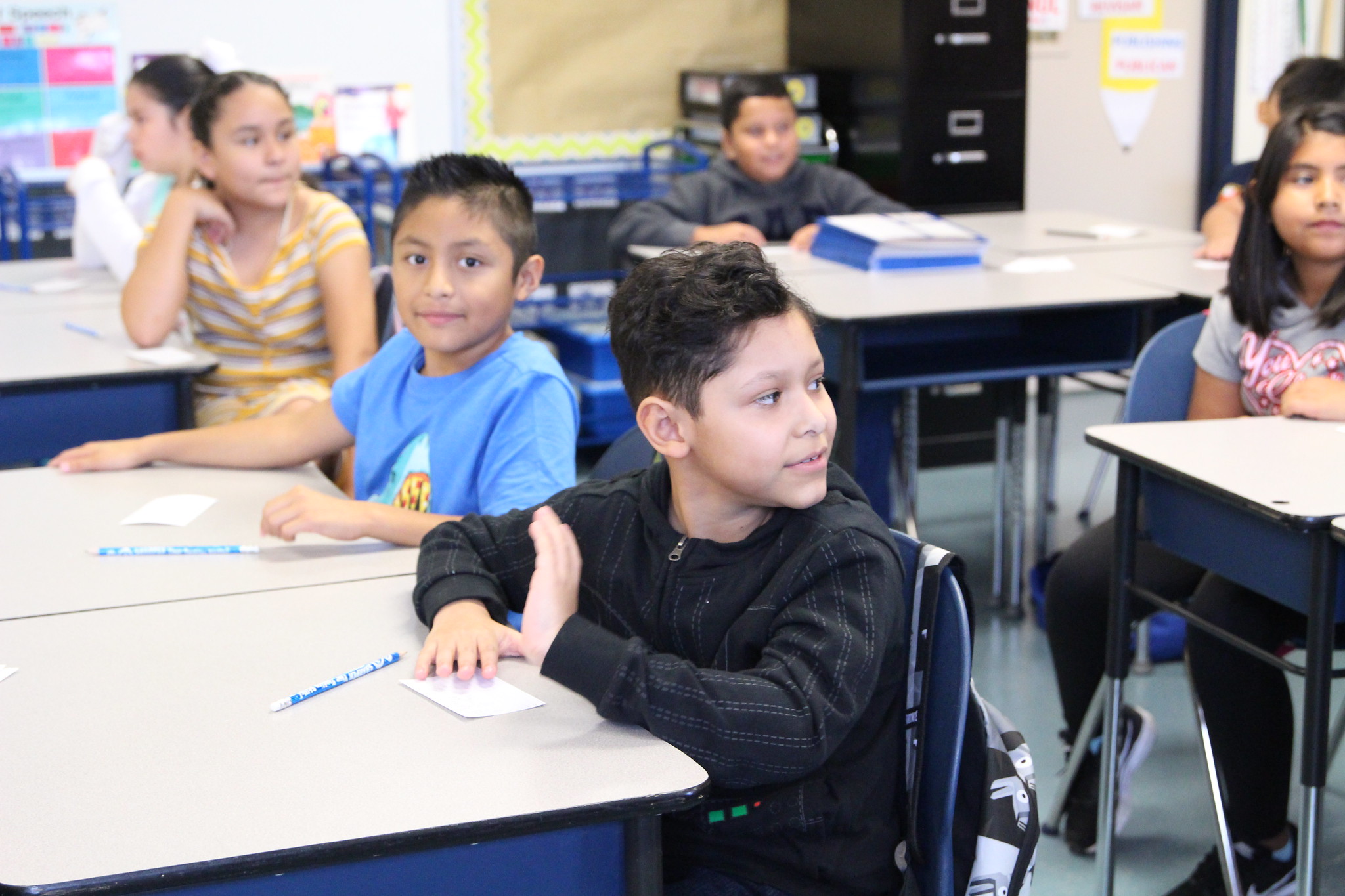 Students at desk