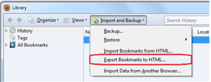 Firefox Bookmarks 