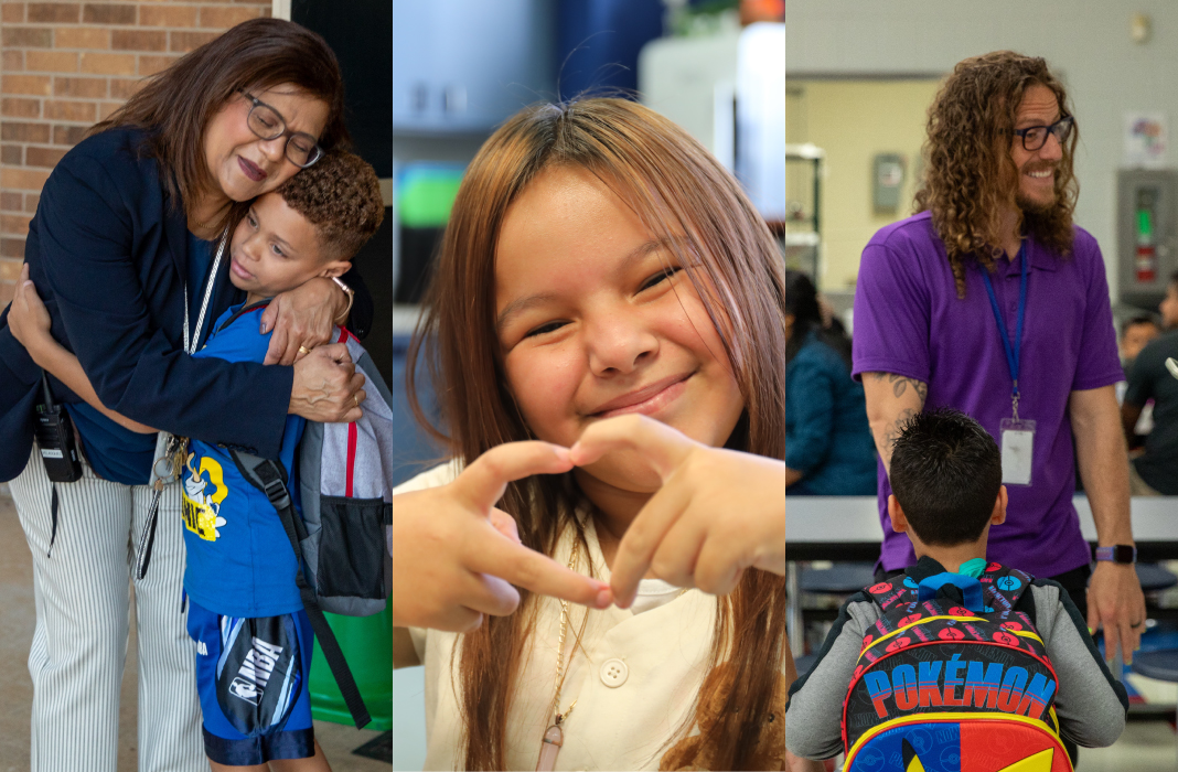 Students and Staff at Denton ISD