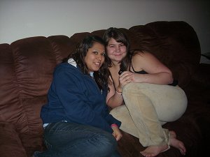 Crystal and Elizabeth